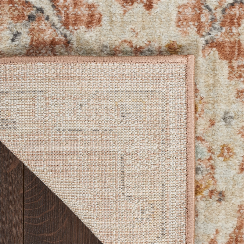 Nourison Home Oushak Home 6' x 9' Fabric Rust Area Rug