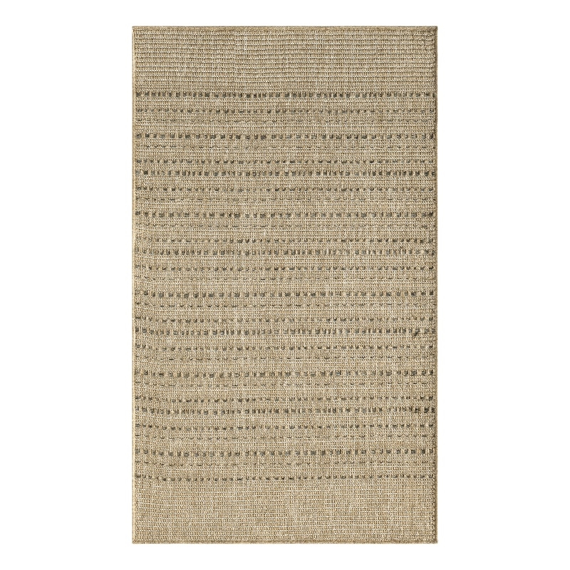 Nourison Home Tulum 2' x 3' Fabric Taupe Area Rug