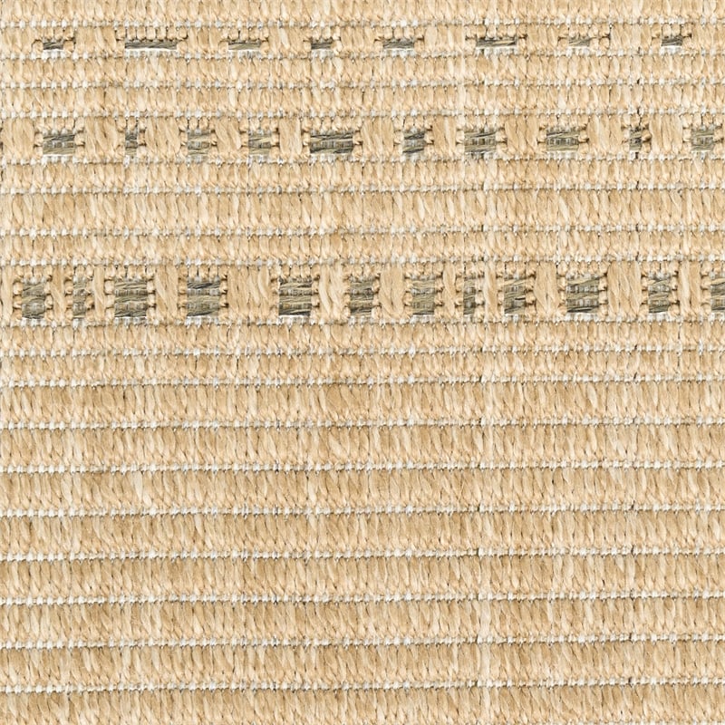 Nourison Home Tulum 10' x 14' Fabric Taupe Area Rug