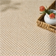Nourison Home Tulum 10' x 14' Fabric Cream Area Rug
