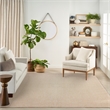 Nourison Home Tulum 10' x 14' Fabric Cream Area Rug