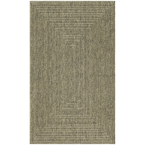 Nourison Home Tulum 2' x 3' Fabric Olive Area Rug