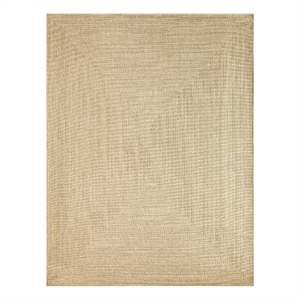 Nourison Home Tulum 10' x 14' Fabric Taupe Ivory Area Rug