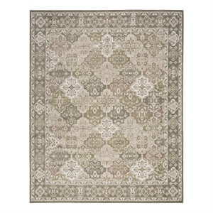 Nourison Home Grafix 10' x 14' Fabric Fabric Green Area Rug