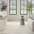 Nourison Home Grafix 7' x 10' Fabric Ivory Beige Area Rug
