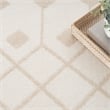 Nourison Home Grafix 7' x 10' Fabric Ivory Beige Area Rug