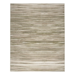 Nourison Home Jubilant 4' x 6' Fabric Green Ivory Area Rug