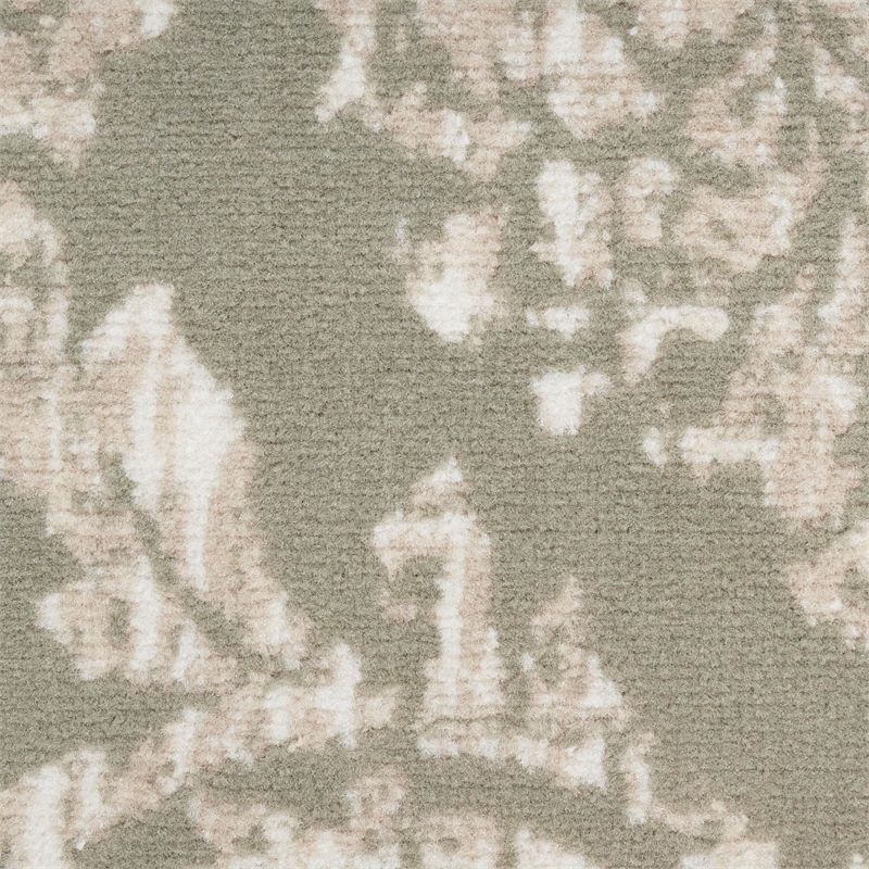 nourison home jubilant 5' x round fabric olive area rug