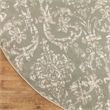 Nourison Home Jubilant 8' x Round Fabric Olive Area Rug