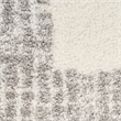 Nourison Home Pacific Shag 5' x 7' Polyester Ivory Grey Area Rug