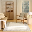 Nourison Home Pacific Shag 5' x 7' Polyester Ivory Grey Area Rug