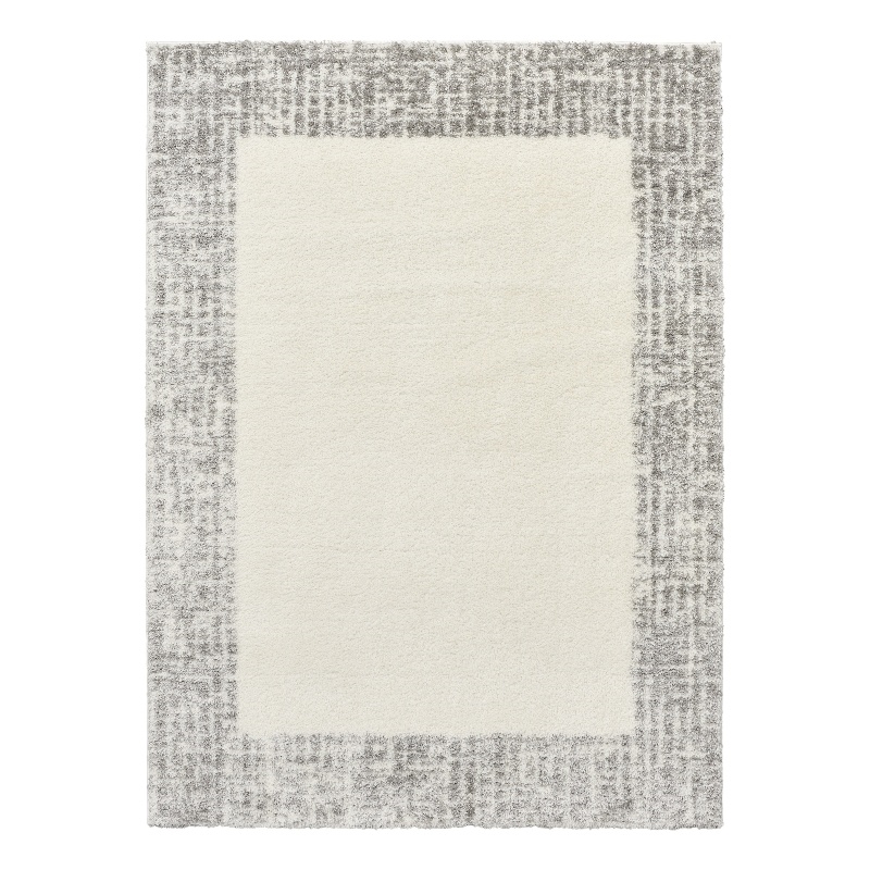 Nourison Home Pacific Shag 5' x 7' Polyester Ivory Grey Area Rug