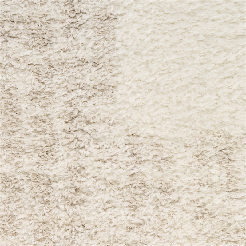 Nourison Home Pacific Shag 5' x 7' Polyester Ivory Beige Area Rug
