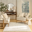 Nourison Home Pacific Shag 5' x 7' Polyester Ivory Beige Area Rug