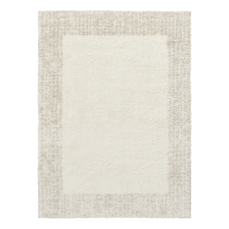 Nourison Home Pacific Shag 5' x 7' Polyester Ivory Beige Area Rug