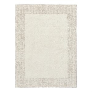 Nourison Home Pacific Shag 5' x 7' Polyester Ivory Beige Area Rug