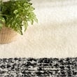 Nourison Home Pacific Shag 8' x 10' Polyester Ivory Black Area Rug