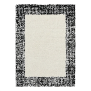 Nourison Home Pacific Shag 8' x 10' Polyester Ivory Black Area Rug