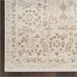 Nourison Home Outlines 9' x 12' Polyester Ivory Grey Area Rug