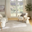 Nourison Home Outlines 9' x 12' Polyester Grey Area Rug