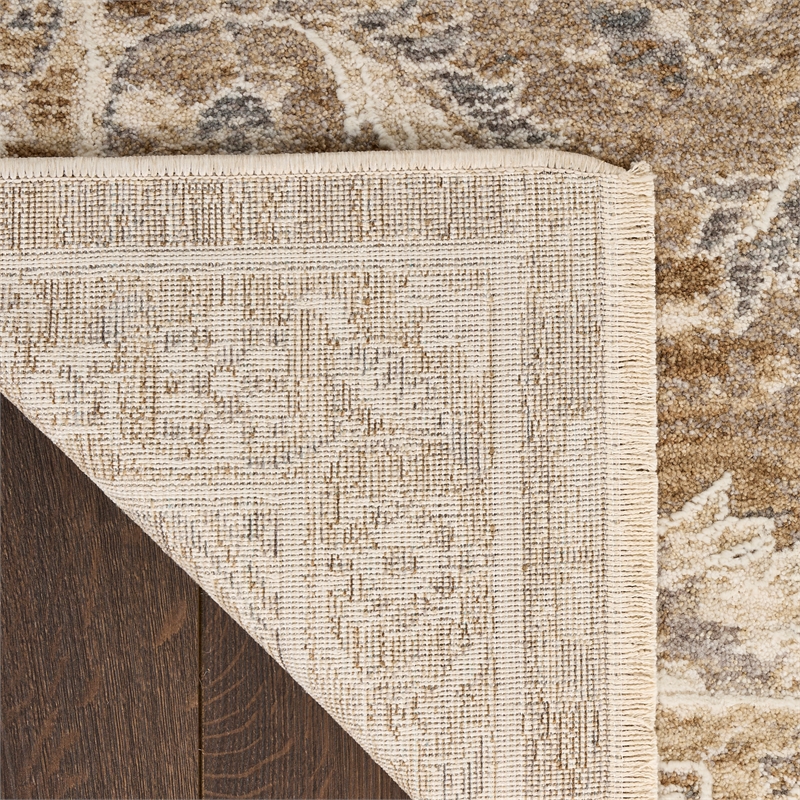 Nourison Home Harbor 5' x 8' Polyester Beige Area Rug