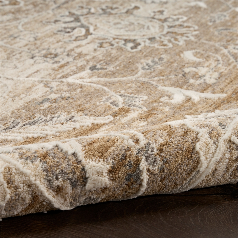 Nourison Home Harbor 5' x 8' Polyester Beige Area Rug