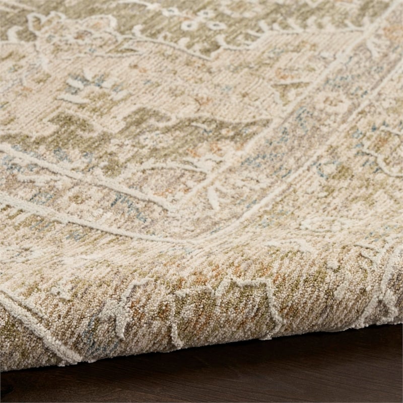 Nourison Home Harbor 5' x 8' Polyester Blue Area Rug