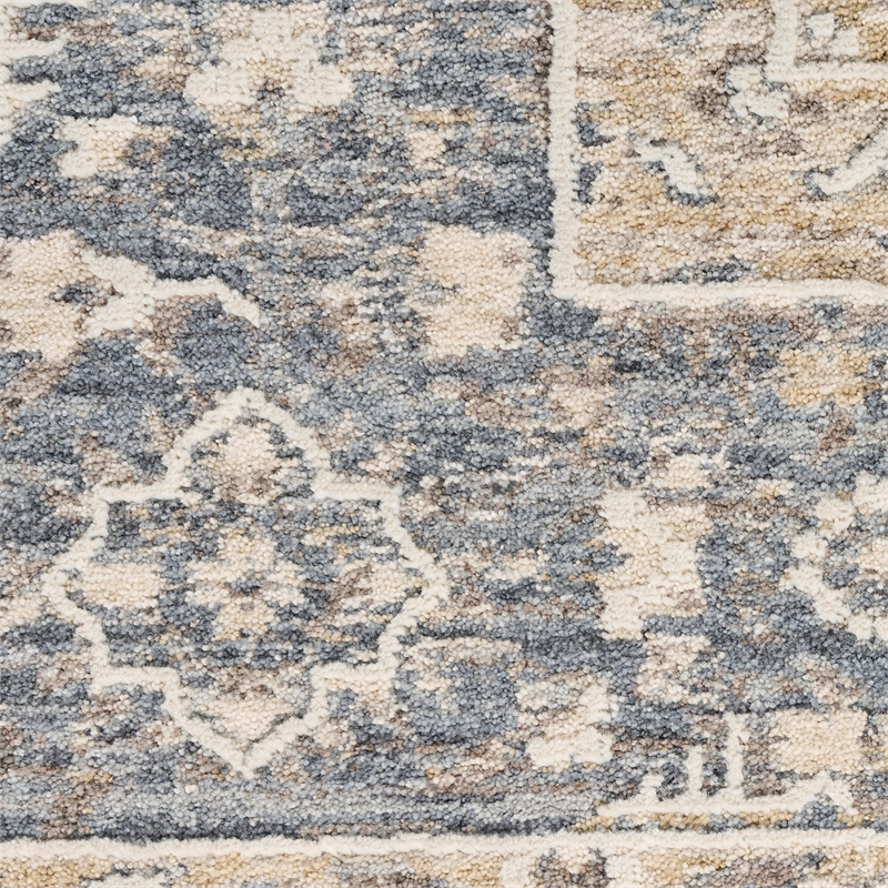 Nourison Home Harbor 8' x 10' Polyester Blue Area Rug
