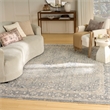 Nourison Home Harbor 8' x 10' Polyester Blue Area Rug