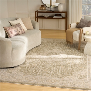 Nourison Home Harbor 5' x 8' Polyester Green Area Rug