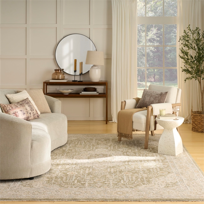 Nourison Home Harbor 5' x 8' Polyester Grey Area Rug