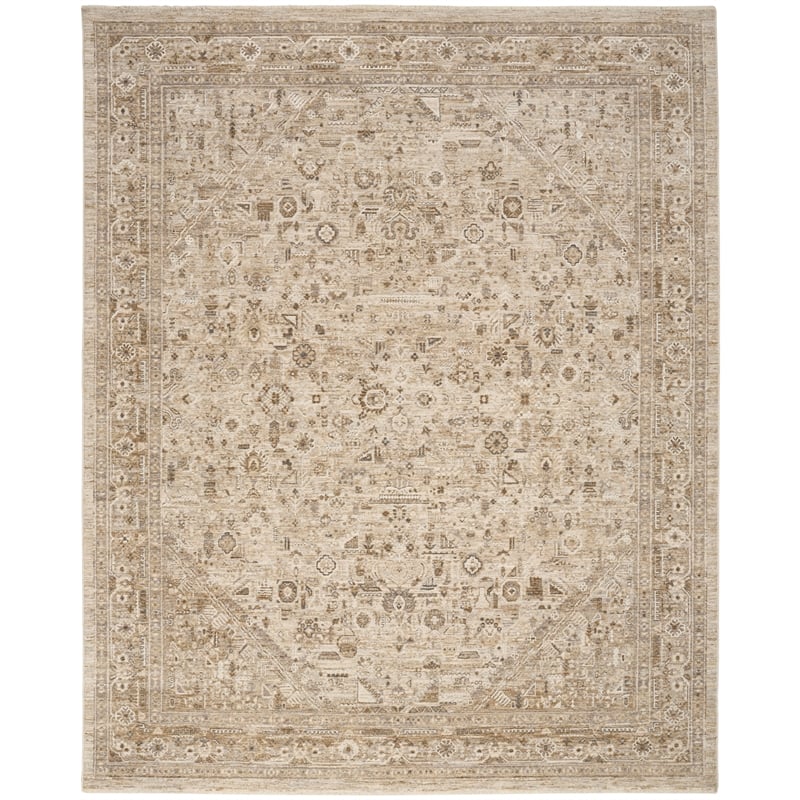 Nourison Home Harbor 8' x 10' Polyester Beige Area Rug