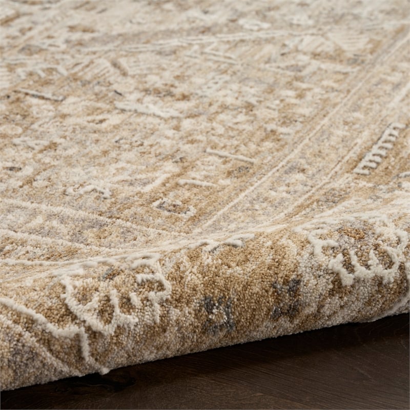 Nourison Home Harbor 8' x 10' Polyester Beige Area Rug