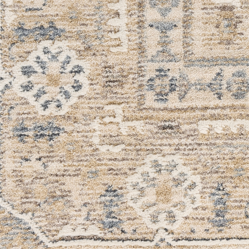 Nourison Home Harbor 5' x 8' Polyester Ivory Blue Area Rug