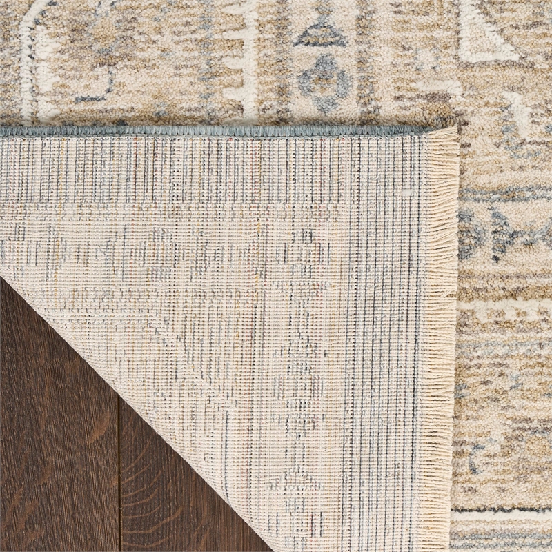 Nourison Home Harbor 8' x 10' Polyester Ivory Blue Area Rug