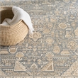 Nourison Home Harbor 10' x 13' Polyester Ivory Blue Area Rug