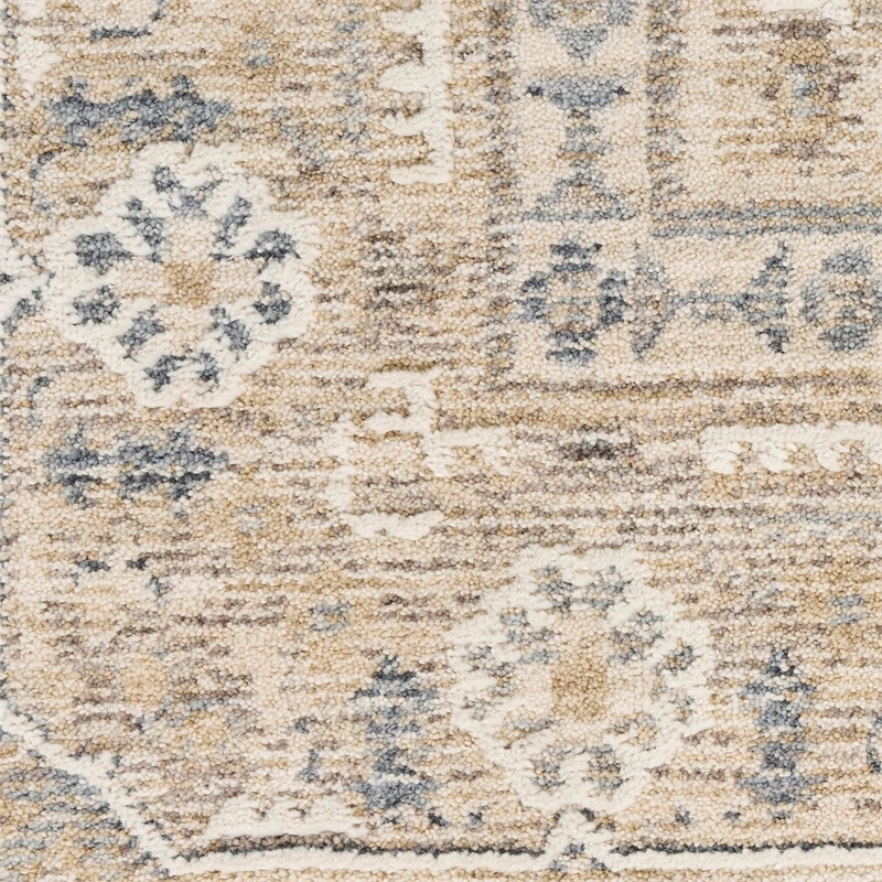 Nourison Home Harbor 10' x 13' Polyester Ivory Blue Area Rug