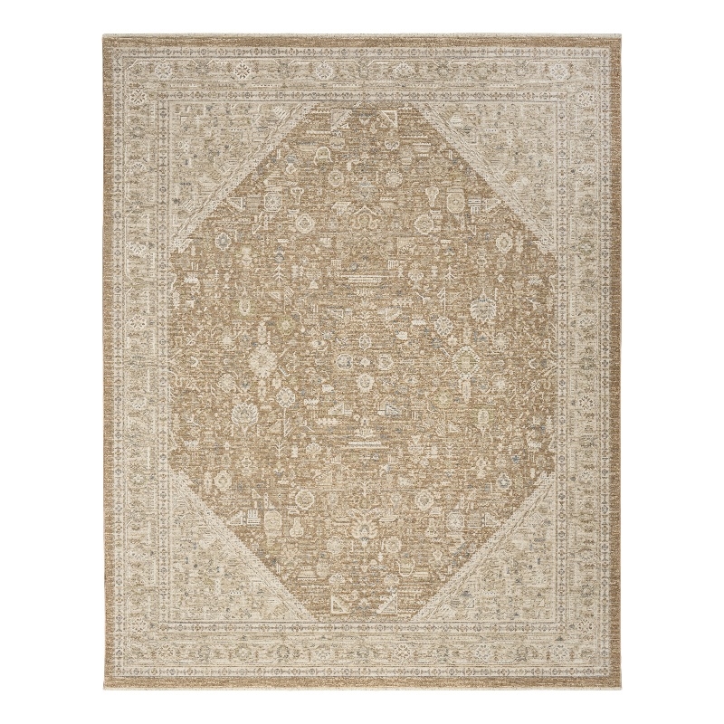 Nourison Home Harbor 5' x 8' Polyester Mocha Area Rug