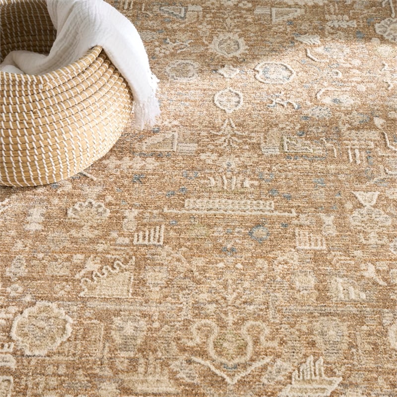 Nourison Home Harbor 8' x 10' Polyester Mocha Area Rug