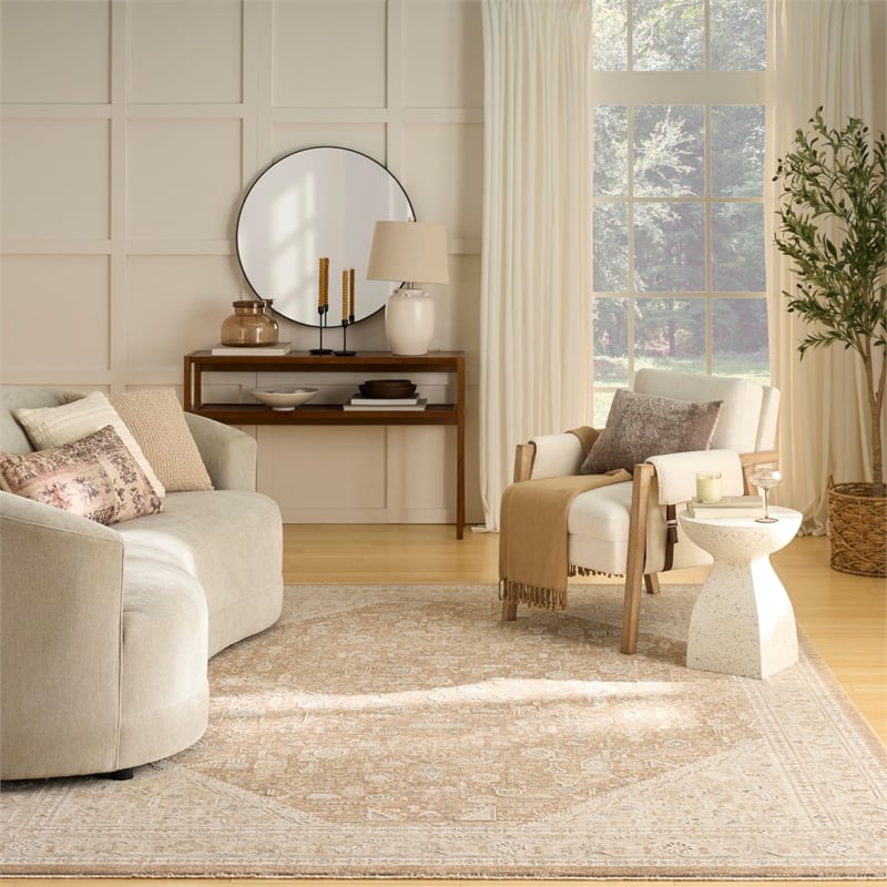 Nourison Home Harbor 10' x 13' Polyester Mocha Area Rug