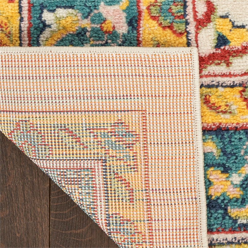 Nourison Home Nourison Essentials 8' x 10' Fabric Ivory Gold Area Rug