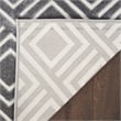 Nourison Home Casual 9' x 12' Fabric Gray Area Rug