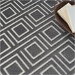 Nourison Home Casual 9' x 12' Fabric Gray Area Rug