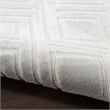 Nourison Home Casual 9' x 12' Fabric Light Grey Area Rug