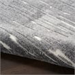 Nourison Home Casual 9' x 12' Fabric Grey Area Rug