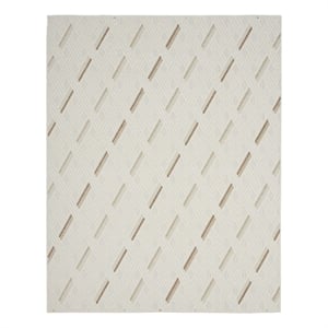 Nourison Home Casual 8' x 10' Fabric Ivory Beige Area Rug