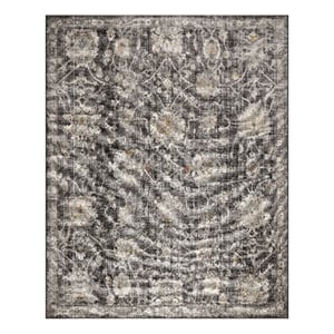 Nourison Home Oushak Home 7' x 10' Fabric Charcoal Area Rug