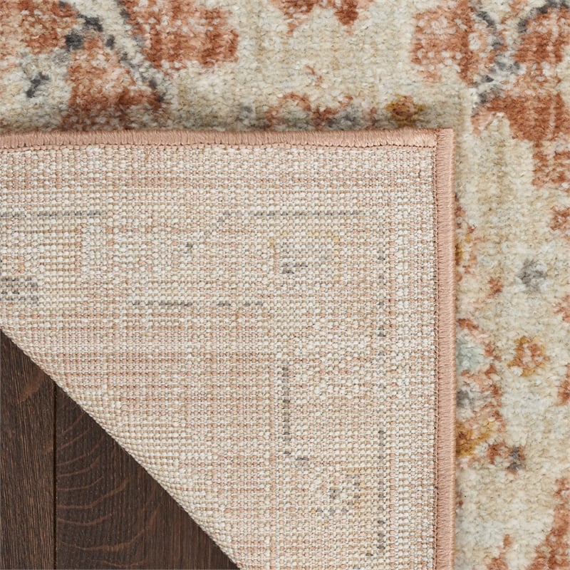 Nourison Home Oushak Home 7' x 10' Fabric Rust Area Rug