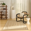 Nourison Home Tulum 4' x 6' FabricTaupe Ivory Area Rug