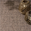 Nourison Home Tulum 5' x 7' Fabric Brown Area Rug